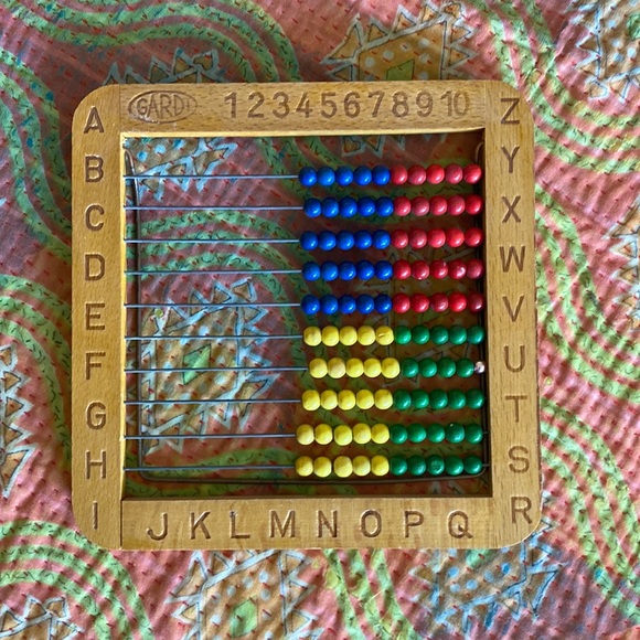 Vintage Other - Vintage Wood Abacus with easel back